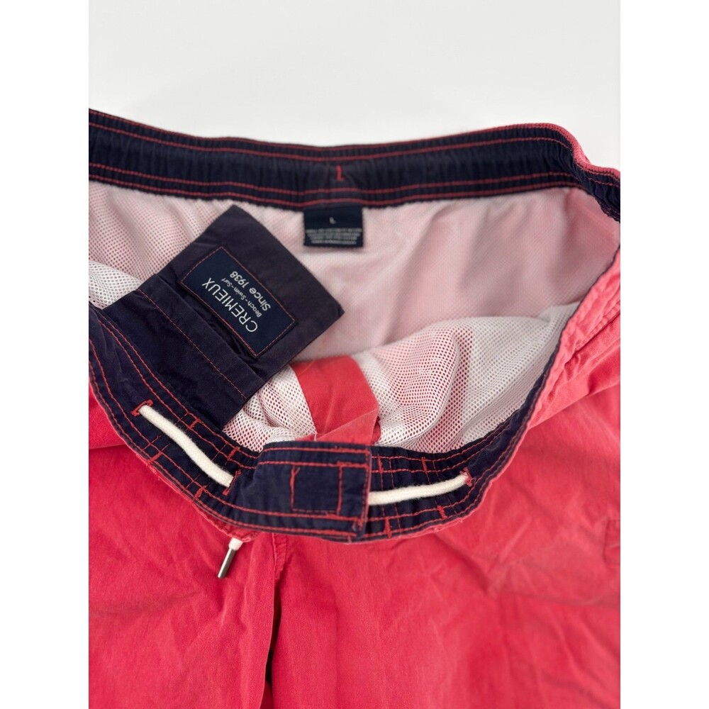 Cremieux Men's Swim Trunks Size Large Pink Coral Mesh Lined Board Shorts - Picture 2 of 5